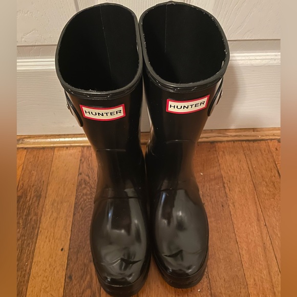 Hunter rain boots short black gloss - Picture 5 of 5